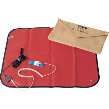 ポータブルマット リストストラップ付き DESCO