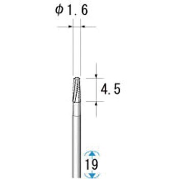 ナカニシ 超硬カッター 5本入 22092(4762371) carbide cutters：オート