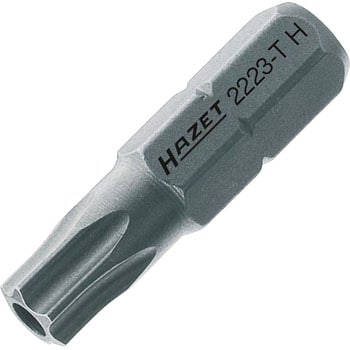 トルクススクリュードライバービット(いじり止付き)(差込角6．35mm) ハゼット