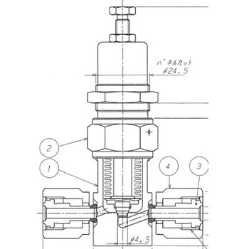 FUABF-71-6.35-2-AJ3 �x���[�Y�^�C�v �����[�t��_1MPa_FINE series PURE �t�W�L�� 69449908