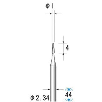 23041 ���d�J�b�^�[ NSK(�i�J�j�V) �e�[�p�[(�V���O���J�b�g) ����3g ���a2.34mm 1�{ 69450508