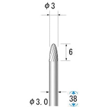 24281 超硬カッター NSK(ナカニシ) 69451524