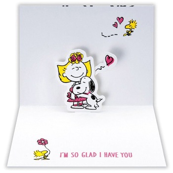 グリーティングカード ありがとう 立体カード スヌーピー 日本ホールマーク メッセージカード ポストカード 通販モノタロウ