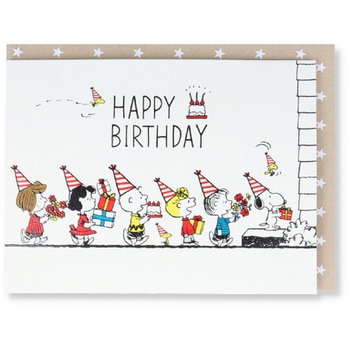 グリーティングカード 誕生お祝い 立体カード スヌーピー 日本ホールマーク メッセージカード ポストカード 通販モノタロウ 7704