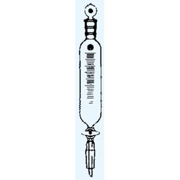 分液ロート 上部15 下部15 目盛入 4165シリーズ 日本理化学器械(NRK)