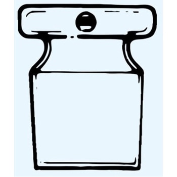 ストップ栓・C 短形 白 007シリーズ 日本理化学器械(NRK)