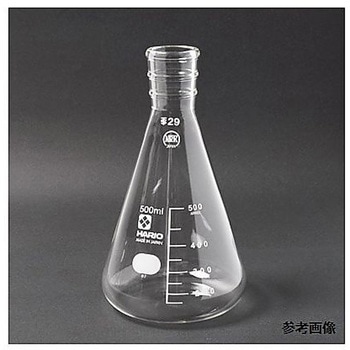 三角フラスコ 白 015シリーズ 日本理化学器械(NRK)