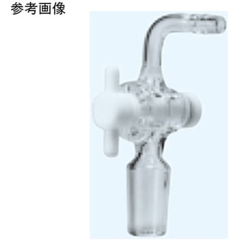 吸引栓(PTFEコック)枝管(ゴム止め)Φ8mm 055シリーズ 日本理化学器械(NRK)