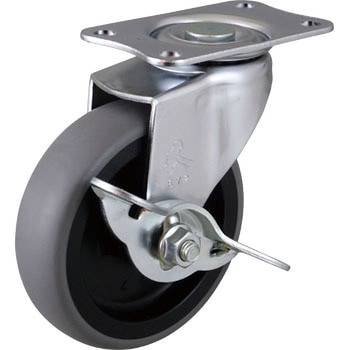 Eシリーズ 自在SP付 PPホイールエラストマー巻車 ハンマーキャスター