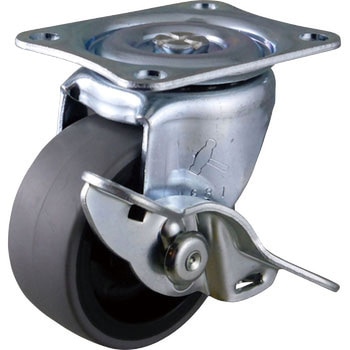 Gシリーズ 自在SP付 PPホイールエラストマー巻車 ハンマーキャスター