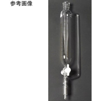 目盛入等圧ロート(PTFE コック) 126シリーズ 日本理化学器械(NRK)