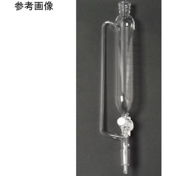 目盛入等圧ロート(PTFE コック) 126シリーズ 日本理化学器械(NRK)
