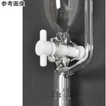 目盛入等圧ロート(PTFE コック) 126シリーズ 日本理化学器械(NRK)
