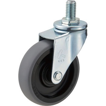 420BEA-LZ65 BAR01 静シリーズ ねじ込み PPホイールエラストマー巻B車 ハンマーキャスター 69459836