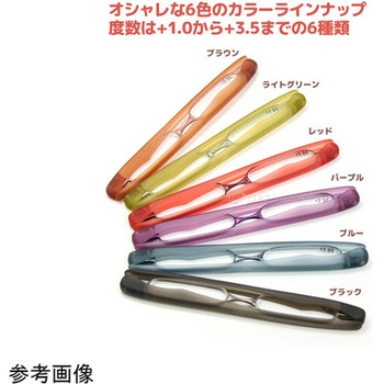 老眼鏡 折りたたみ ポッドリーダー レッド SG-01RDシリーズ I.L.K(池田レンズ工業)