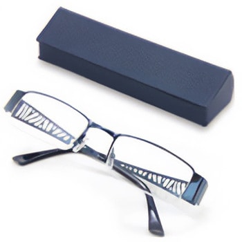 老眼鏡 ブルー 眼鏡ケース付き SG-04BLシリーズ I.L.K(池田レンズ工業)