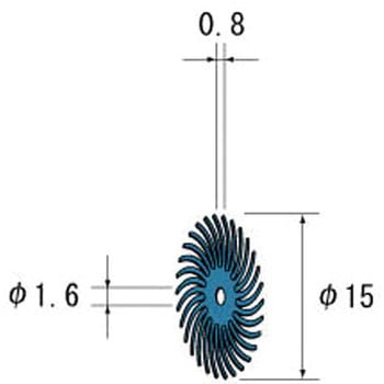 フェザーゴム砥石 NSK(ナカニシ)