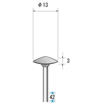 ダイヤモンド ゴム砥石 NSK(ナカニシ)