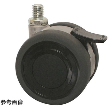 双輪キャスター Φ75 自在ストッパー付 ネジ式 AE75Nシリーズ 東海キャスター