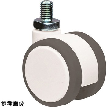 ダストカバー付 双輪キャスター Φ50 自在 ネジ式 CFW050Nシリーズ 東海キャスター