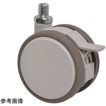 ダストカバー付 双輪キャスター Φ75 自在ストッパー付 ネジ式 CF075Nシリーズ 東海キャスター