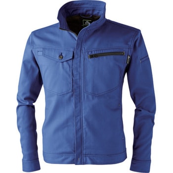 ドビー長袖ブルゾン 青 #2818-820シリーズ CUC(中国産業)