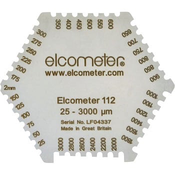 六角形ウェットフィルム膜厚計 elcometer デジタル膜厚計 【通販