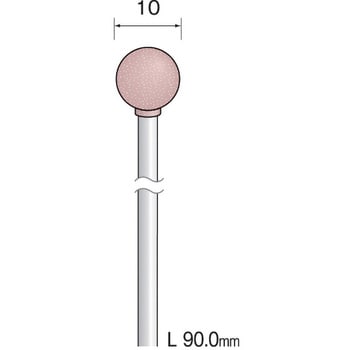 CA3533 ロングシャフト PAピンク砥石 1セット(10本) ミニター 【通販