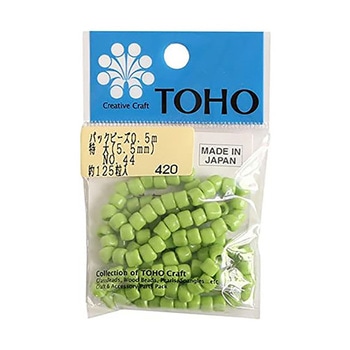 5LB-44-PC 特大ビーズ 糸通しビーズ 外径約5.5mm 0.5m 約125粒 入り 5LBシリーズ TOHO(トーホー) 69478581
