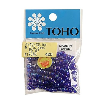 5LB-87-PC ����r�[�Y ���ʂ��r�[�Y �O�a��5.5mm 0.5m ��125�� ���� 5LB�V���[�Y TOHO(�g�[�z�[) 69478626