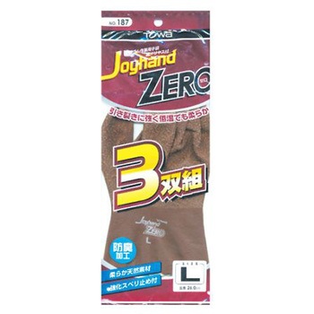 手袋(天然ゴム張り/防臭加工/3双 EA354ABシリーズ エスコ