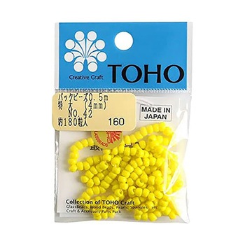 LLB-42-PC 特大ビーズ 糸通しビーズ 外径約4mm 0.5m入り LLBシリーズ TOHO(トーホー) 69478940