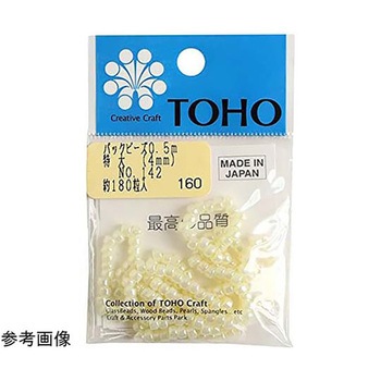 LLB-81-PC 特大ビーズ 糸通しビーズ 外径約4mm 0.5m入り LLBシリーズ TOHO(トーホー) 69479019