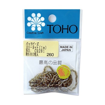 MSB-CR281-PC スリーカットビーズ 糸通しビーズ 外径約2.2mm 1m入り MSB-CRシリーズ TOHO(トーホー) 69481679