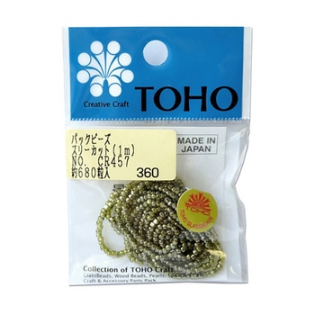 MSB-CR457-PC スリーカットビーズ 糸通しビーズ 外径約2.2mm 1m入り MSB-CRシリーズ TOHO(トーホー) 69481846