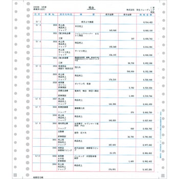 334001 334001 A4元帳連続用紙3行明細 1個(1000セット) 弥生 【通販