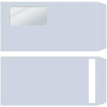 窓付封筒 長3(アクア)シールのり付き 弥生