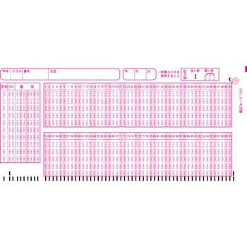 既製品マークカード 『幅広カード100』 1000枚 教育ソフトウェア