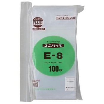 ポリ袋(チャック付/100枚) EA944CAシリーズ エスコ