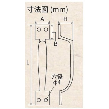 フランス取手(マットブラック) EA948BMシリーズ エスコ