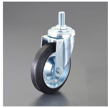 キャスター(自在金具・ねじ式・ゴム) EA986PTシリーズ エスコ