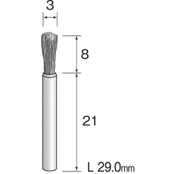 金属ブラシ エンド ミニター