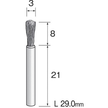 金属ブラシ エンド ミニター