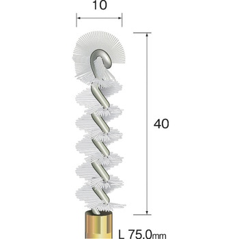 スパイラルホールブラシ U型 ミニター
