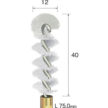 スパイラルホールブラシ U型 ミニター