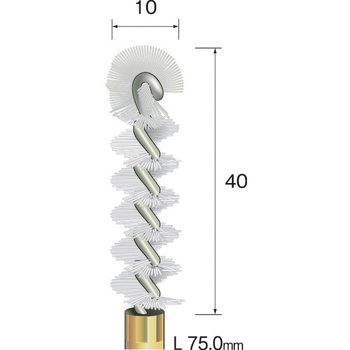 スパイラルホールブラシ U型 ミニター