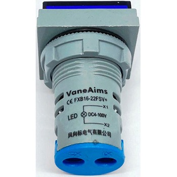 DC4-100V LEDデジタル電圧計 FXB16-22シリーズ アズワン