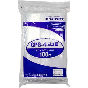 GP G-4 YOKONAGA 「ユニパックGP」G-4 ヨコ長 1セット(100枚) セイニチ(生産日本社) 【通販モノタロウ】