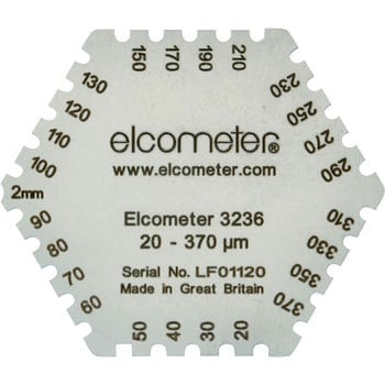 六角形ウェットフィルム膜厚計 elcometer デジタル膜厚計 【通販