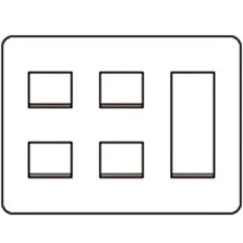 HBP-2U-2+3U(ライトベージュ) エレガンスプレート 神保電器 69512235